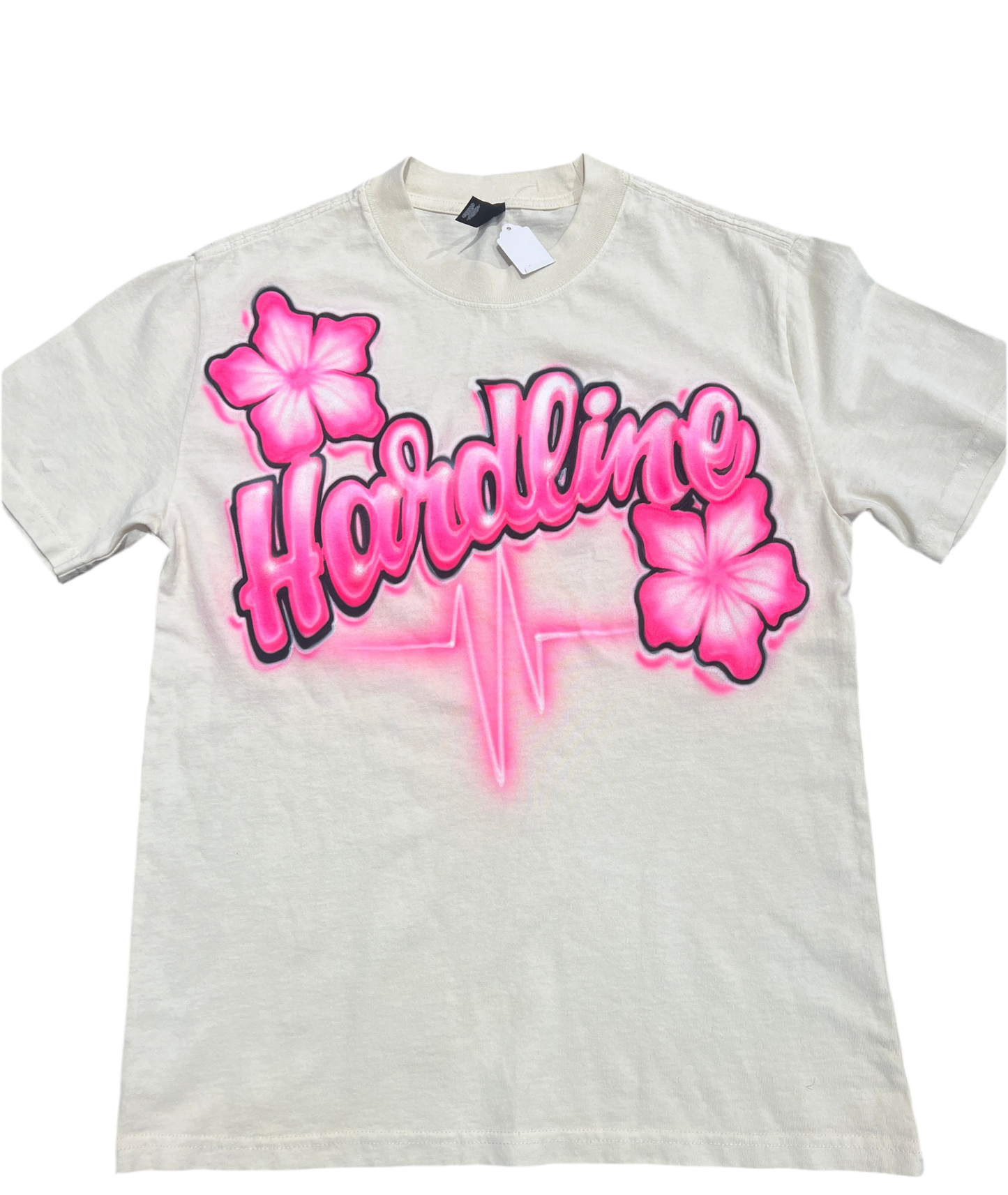 Pink Flower Airbrush Shirt