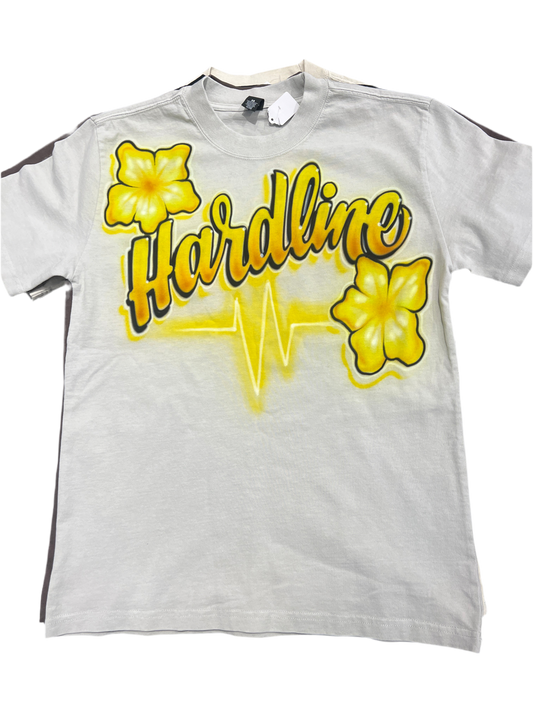 Yellow Flower Airbrush Shirt