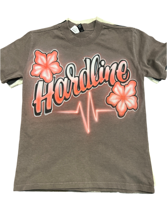 Orange Flower Airbrush Shirt